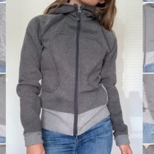 lululemon athletica Gray Zip-Up Hoodie
